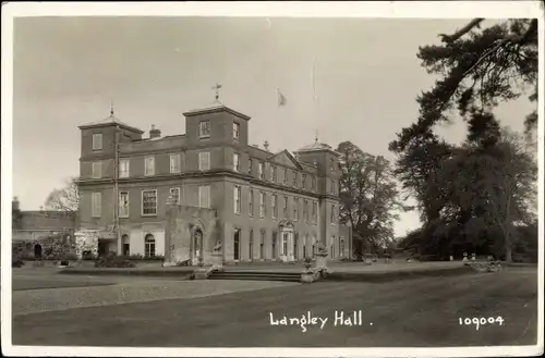Ak Norfolk England, Langley Hall
