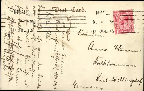 Ak Bridlington East Riding of Yorkshire, Princes Parade and Floral Clock