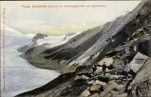 Ak Kärnten, Franz-Josefs-Höhe, Pasterzengletscher, Johannisberg
