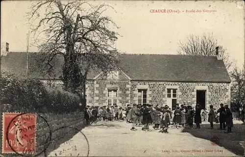 Ak Ceaucé Orne, Ecole des Garcons