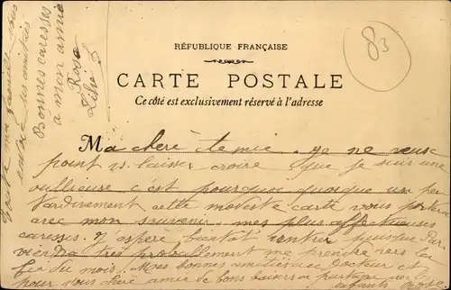 Ak Brignoles Var, Avenue de la Gare