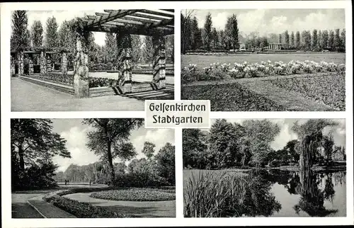 Ak Gelsenkirchen im Ruhrgebiet, Stadtgarten