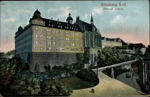 Ak Altenburg Thüringen, Herzogl. Schloss, Außenansicht