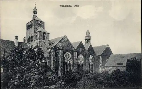 Ak Minden in Westfalen, Blick auf den Dom