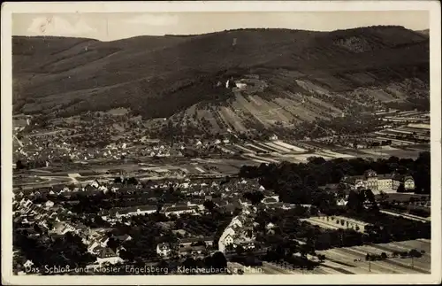 Ak Kleinheubach am Main Unterfranken, Panorama, Schloß und Kloster Engelsberg