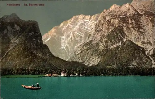 Ak Sankt Bartholomä Schönau am Königssee, St. Bartholomä