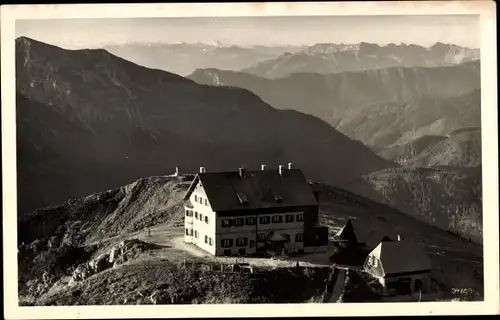 Ak Spitzingsee Schliersee in Oberbayern, Rothwand, Rotwand, Rotwandhaus, Rofan, Zillertaler Berge