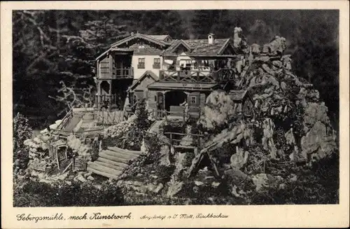 Ak Fischbachau in Oberbayern, Gebirgsmühle