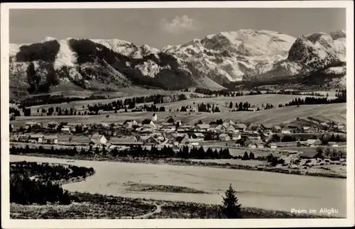 Ak Prem am Lech Oberbayern, Panorama