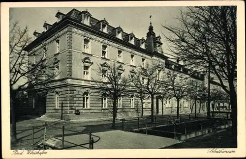 Ak Bad Wörishofen im Unterallgäu, Sebastianeum, Außenansicht