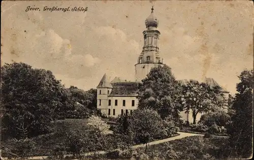 Ak Jever in Oldenburg Friesland, Großherzogliches Schloß