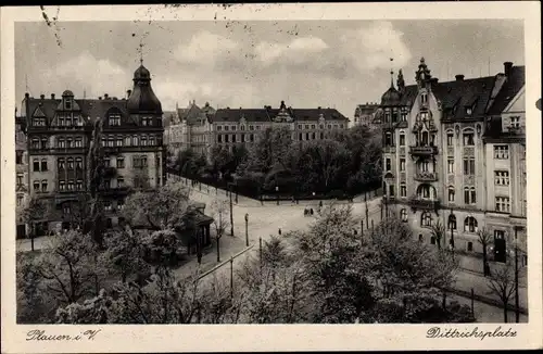 Ak Plauen im Vogtland, Dittrichsplatz