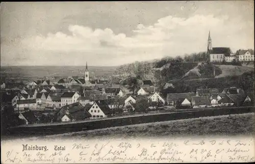 Ak Mainburg im Hallertau Niederbayern, Totale