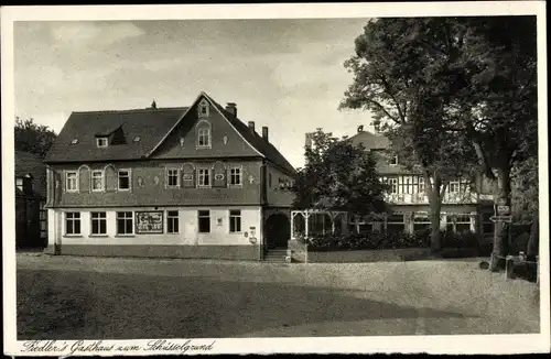 Ak Neustadt an der Orla, Gasthof zum Schüsselgrund