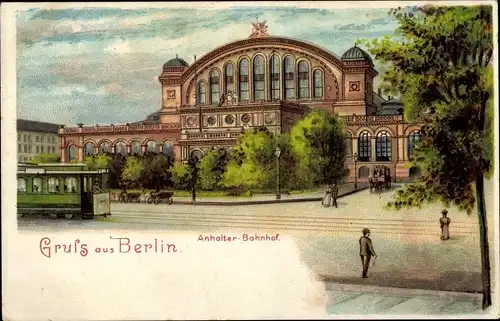 Litho Berlin Kreuzberg, Anhalter Bahnhof