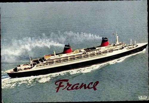 Ak Dampfer France, CGT French Line, Passagierschiff