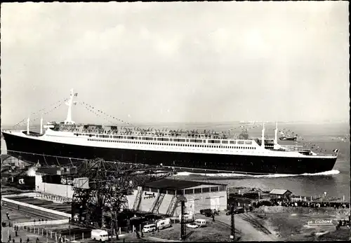 Ak Dampfer France, CGT French Line, Passagierschiff