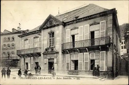 Ak Plombières les Bains Vosges, Bains Stanislas