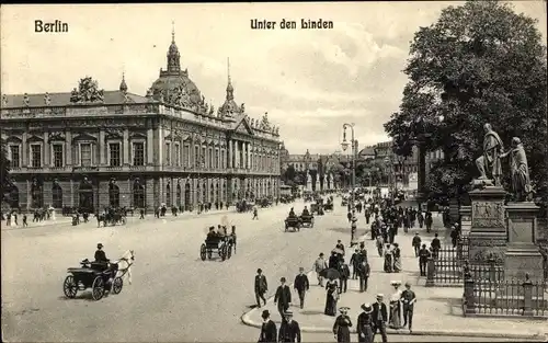 Ak Berlin Mitte, Unter den Linden