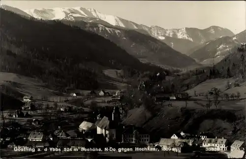 Ak Göstling an der Ybbs in Niederösterreich, Teilansicht, Hochkaar