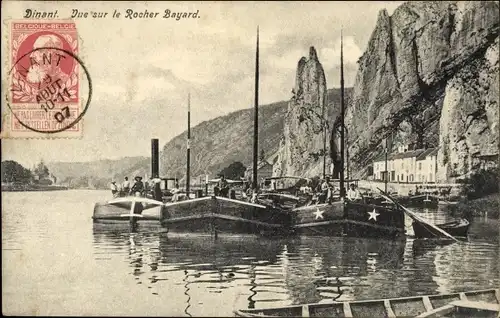 Ak Dinant Wallonien Namur, Le Rocher Bayard