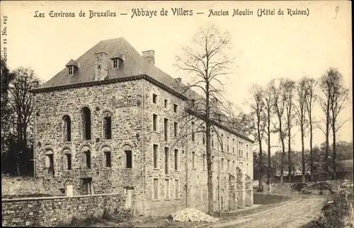 Ak Villers la Ville Wallonisch Brabant, Abbaye de Villers, Hotel de Ruines