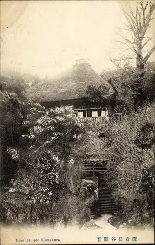 Ak Kamakura Präf Kanagawa Japan, Hase Temple
