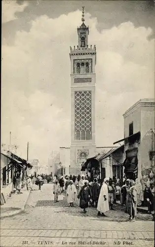 Ak Tunis Tunesien, La rue Sidi el Béchir