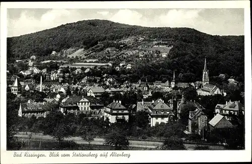 Ak Bad Kissingen, Blick vom Stationsberg auf Altenberg