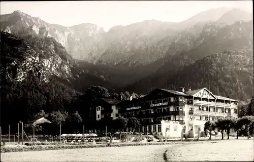 Ak Bayerisch Gmain im Berchtesgadener Land Oberbayern, Gasthof