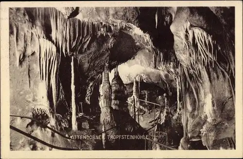 Ak Attendorn im Sauerland, Tropfsteinhöhle