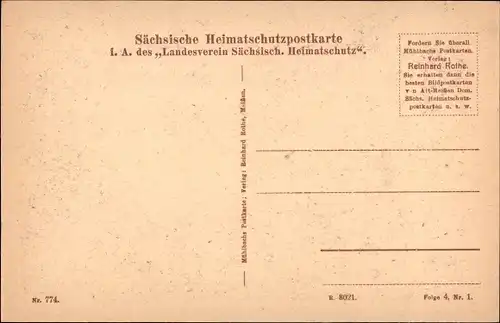 Ak Meißen an der Elbe, Blick von der Landwirtschaftlichen Schule