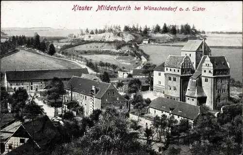 Ak Mildenfurth Wünschendorf an der Elster, Kloster Mildenfurth