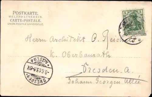 Ak Pinneberg in Holstein, Allee im Gehölz