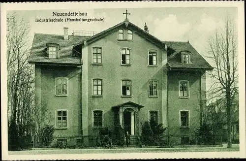 Ak Neuendettelsau in Mittelfranken, Industrieschule, Haushaltungsschule