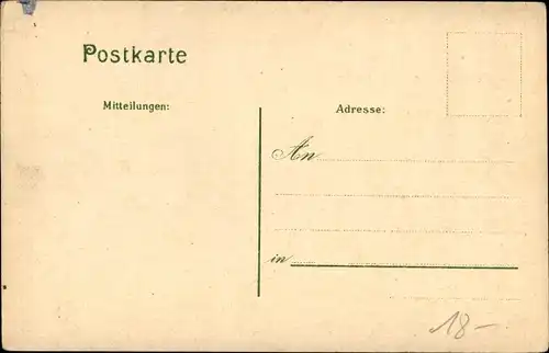 Passepartout Litho Frankfurt am Main, Wappen, Zeil, Straßenbahn