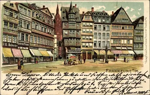 Litho Frankfurt am Main, Römerberg