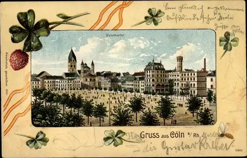 Passepartout Litho Köln am Rhein, Neumarkt