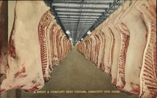 Ak A Swift & Company Beef Cooler, Fleisch