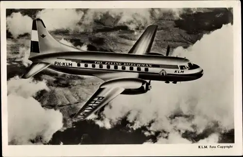 Ak Passagierflugzeug, Convair Liner, The flying Dutchman, PH-KLM