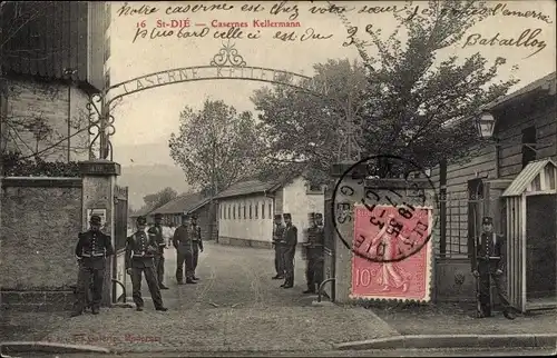 Ak Saint Dié des Vosges, Kaserne Kellermann