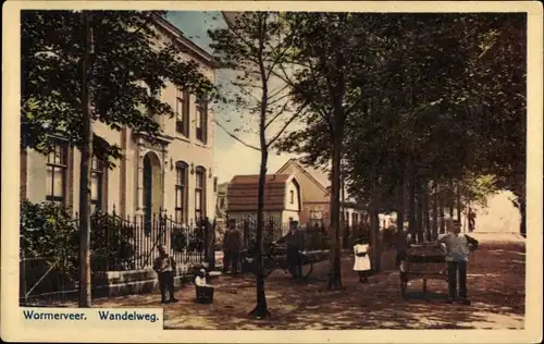 Ak Wormerveer Nordholland Niederlande, Wandelweg