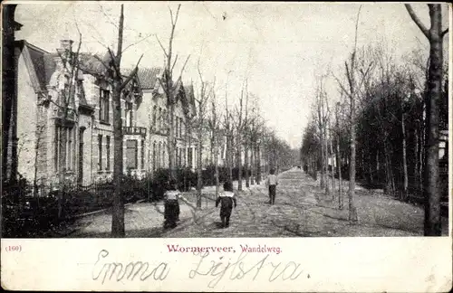 Ak Wormerveer Nordholland, Wandelweg