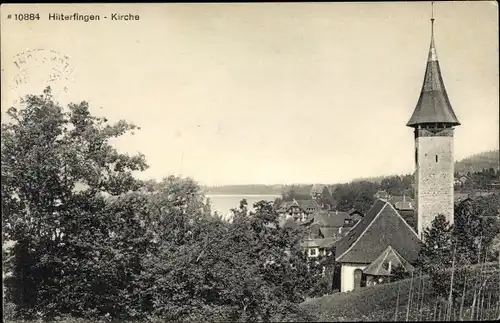 Ak Hilterfingen Thun Kanton Bern Schweiz, Kirche