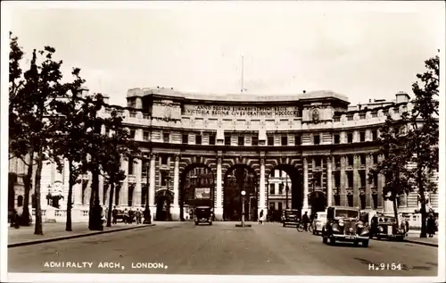 Ak London City England, Admiralty Arch