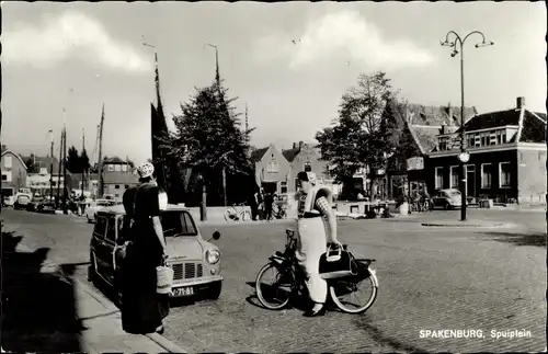 Ak Spakenburg Utrecht Niederlande, Spuiplein