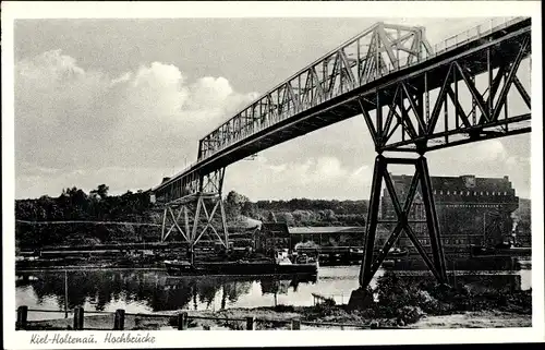 Ak Holtenau Kiel in Schleswig Holstein, Hochbrücke