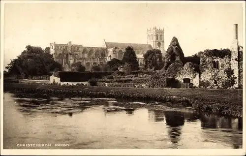 Ak Christchurch Dorset England, Christchurch Priory