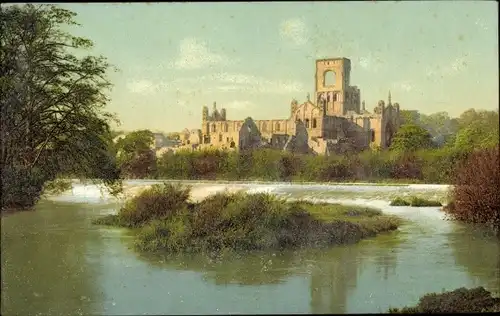 Ak Leeds Yorkshire England, Kirkstall Abbey