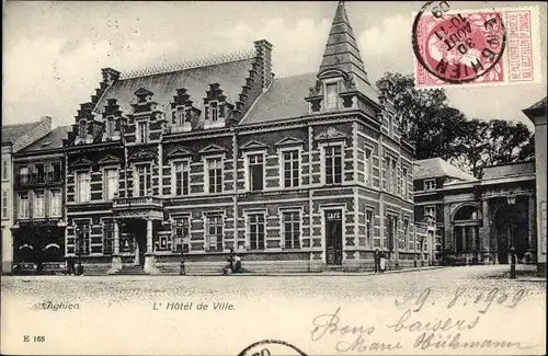 Ak Enghien Edingen Wallonien Hennegau, L'Hôtel de Ville